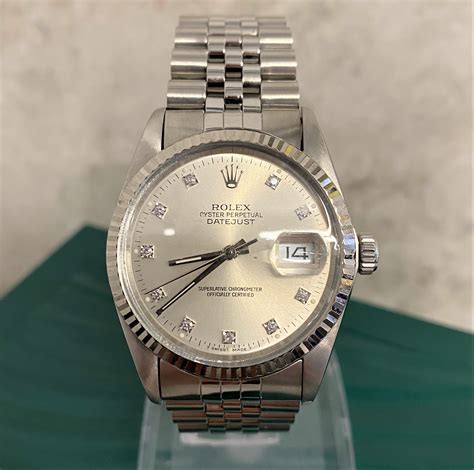 factory set diamond rolex datejust|Rolex Datejust full diamond.